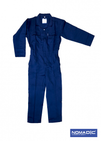 100% Cotton 260 GSM Coverall - Navy Blue 