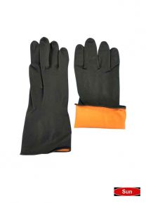 Industrial Rubber Gloves -Black