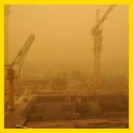 UAE contractors share top tips to work during sandstorms