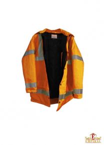 Winter Jacket - Fluorescent Orange Large