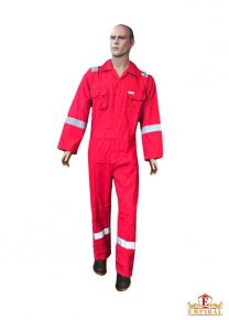 Comfort C - Red Coverall -Medium