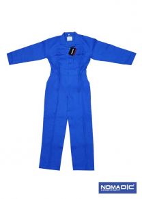 100% Cotton 260 GSM Coverall - Petrol Blue Small