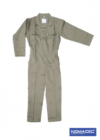 100% Cotton 260 GSM Coverall -Khaki-4XLarge