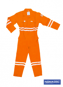 100% Cotton FR 320 GSM - Coverall - Orange - Medium