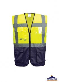 Warsaw Executive - C476 - Yellow & Navy Blue - Medium