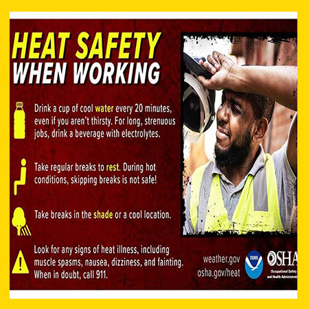 OSHA and NOAA team up for infographic on preventing heat illnesses