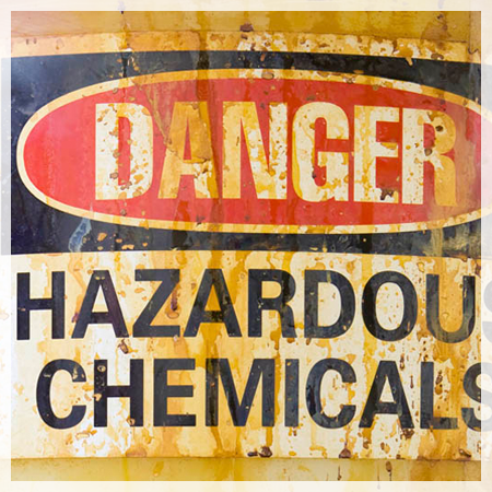 Chemical protection is needed for working hands