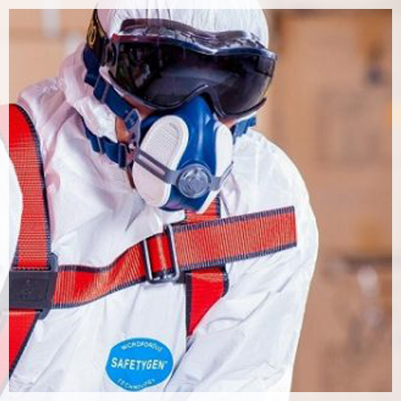 Choose the right PPE when working with hazardous substances