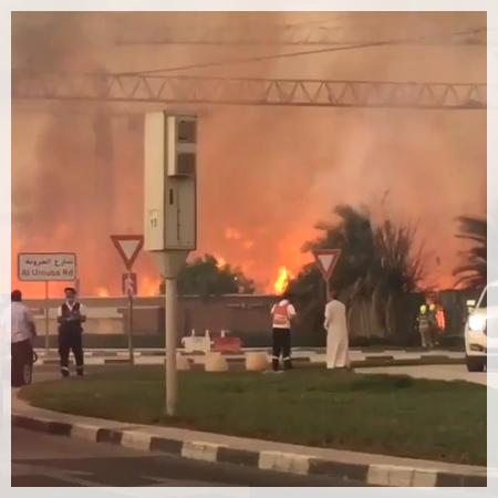 Fire contained at Jumeirah construction site in Dubai